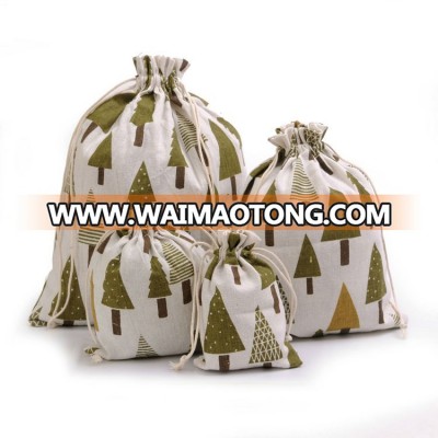 Wholesale promotional custom printed cotton canvas draw string bag drawstring backpack bag