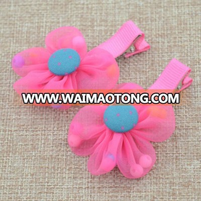 The new popular children duck clip hairpin flower princess headdress hairpin