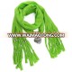 Fashion popular women alloy hollow out heart pendant scarf