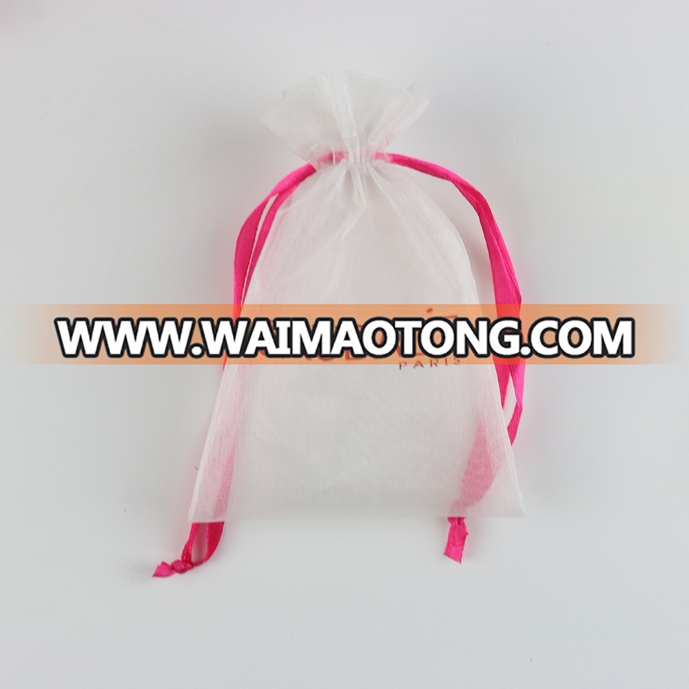 Factory Price personalized organza gift bag, printed logo organza bags